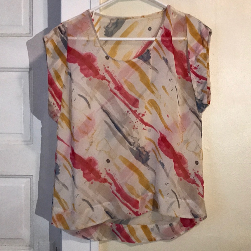 Lauren Conrad - Paint Splatter Blouse
